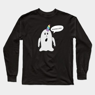 Little Cute Boonicorn Ghost Long Sleeve T-Shirt